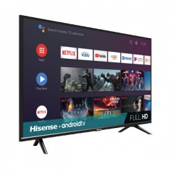 Televisión 40", Hisense, Full,  HD Android 40H5500F, Color Negro